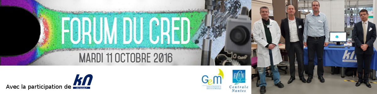 Forum du CRED - 11 octobre 2016 à Centrale Nantes